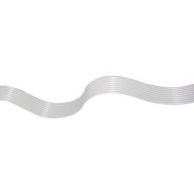 econ connect 28AWG14GR Ribbon cable Contact spacing: 1.27 mm 14 x 0.08 mm² Grey 30.50 m