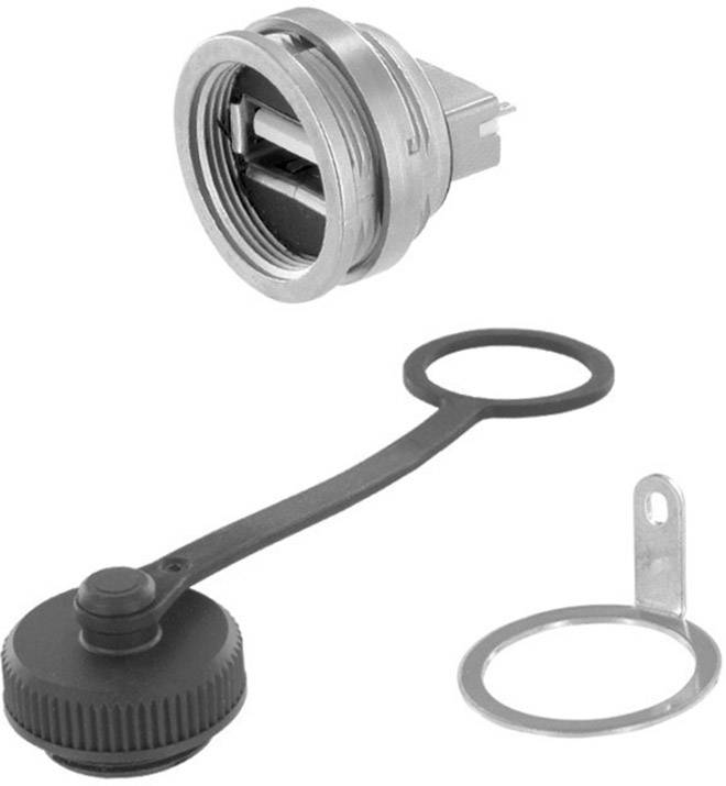 USB 2.0 type A RJ45 socket, mount 1310-0003-01 M16 1310-0003-01 encitech Content: 1 pc(s)