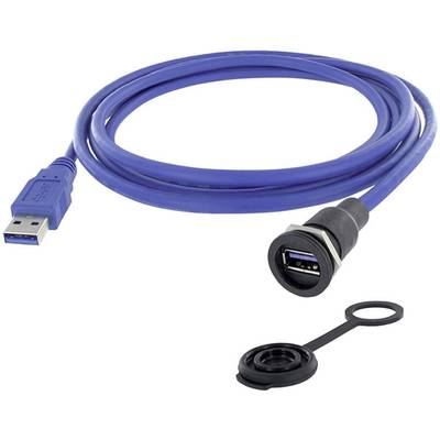 USB 3.0 type A RJ45 socket, mount M16 encitech Content: 1 pc(s)