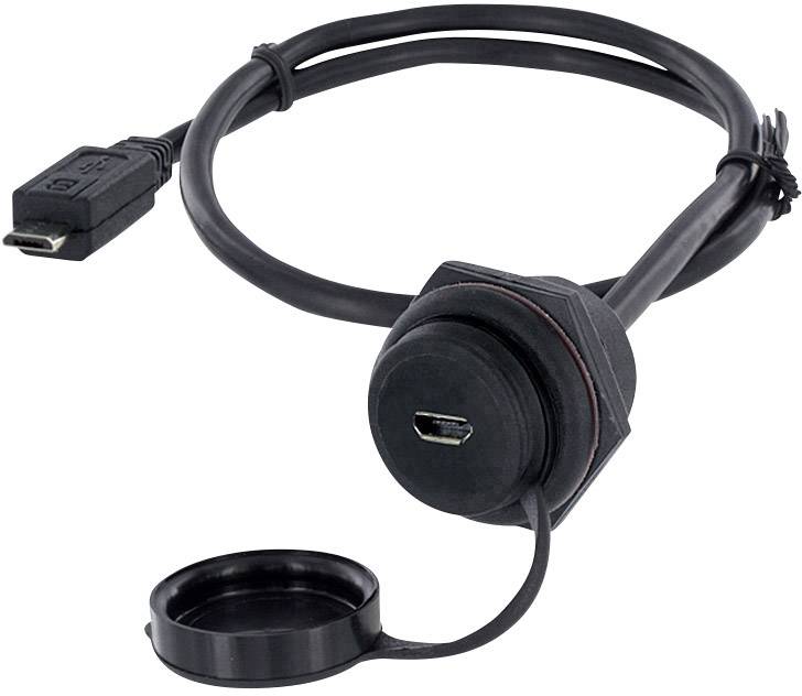 USB 2.0 socket Micro-B RJ45 socket, mount 1310-1027-02 M30 encitech Content: 1 pc(s)