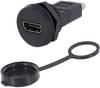 encitech 1310-1033-01 HDMI adapter Adapter, built-in Number of pins: 19 Black 1 pc(s)