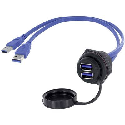 2x USB 3.0 socket A  RJ45 socket, mount 1310-1036-04 M30 1310-1036-04 encitech Content: 1 pc(s)