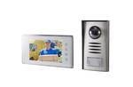 Sygonix PYO-813 Video door intercom Corded Complete kit Silver