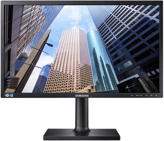 Samsung S24E650XW LED 61 cm (24 inch) 1920 x 1200 p WUXGA 4 ms DisplayPort, DVI, VGA, USB, Headphone jack (3.5 mm), Audio stereo (3.5 mm jack) PLS LED