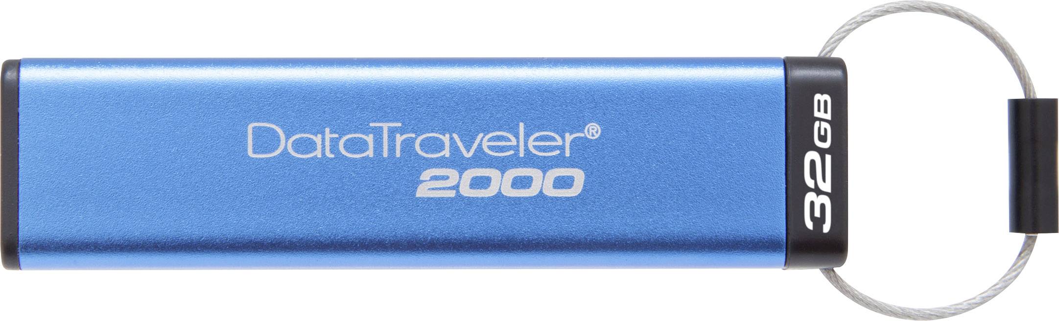 Kingston DataTraveler® 2000 USB stick 32 GB Blue DT2000/32GB USB A (USB 3.2 2nd gen)-1