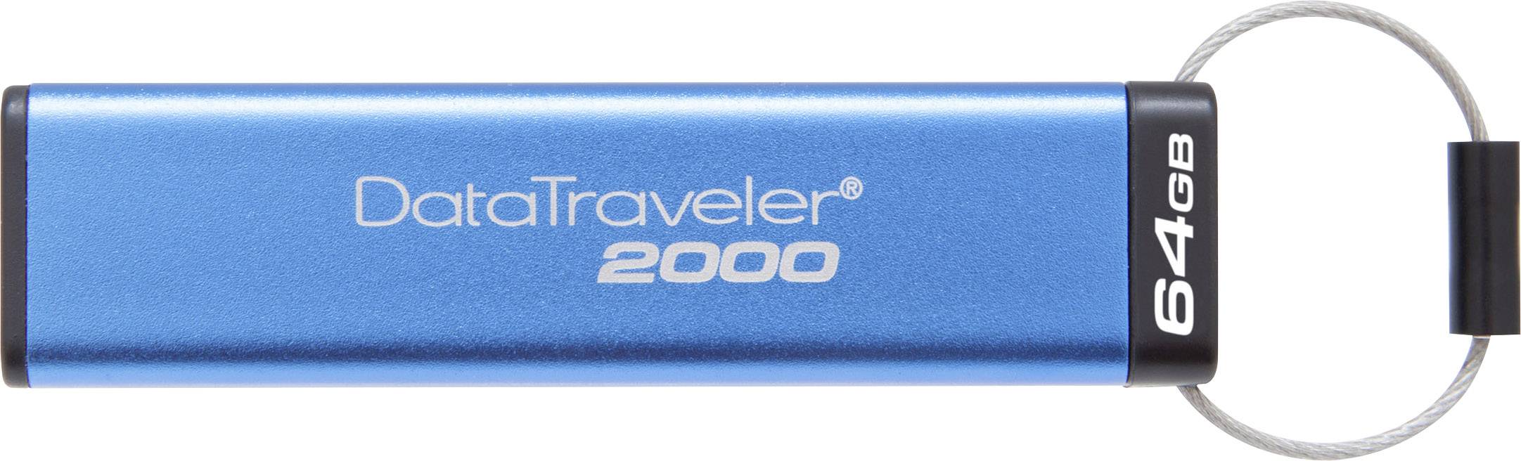 Kingston DataTraveler® 2000 USB stick 64 GB Blue DT2000/64GB USB A (USB 3.2 2nd gen)-3