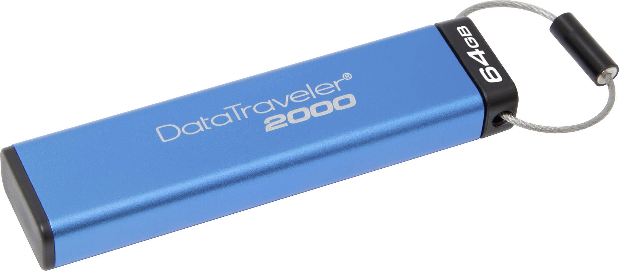 Kingston DataTraveler® 2000 USB stick 64 GB Blue DT2000/64GB USB A (USB 3.2 2nd gen)-4