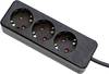 Gebro 106141 Power strip 3x Black PG connector 1 pc(s)