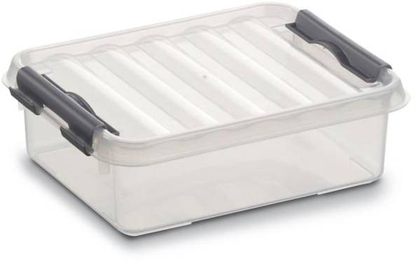 BRB Lagertechnik 527598 Stackable box (L x W x H) 200 x 150 x 140 mm Transparent 5 pc(s)