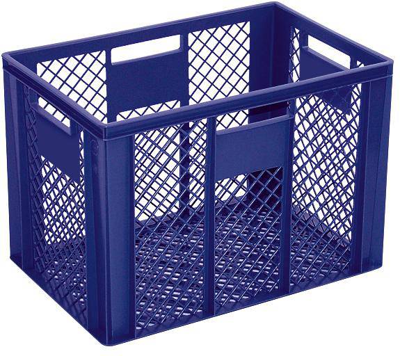 1658555 Stackable box Basic Food safe (L x W x H) 600 x 400 x 410 mm Blue 1 pc(s)