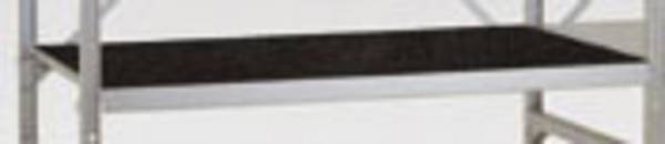 Manuflex RZ0504 Shelf-coating (L x W x H) 96.8 cm x 96.8 cm x 1.5 mm    Black 1 pc(s)