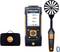 Portable Anemometer with Display Shows Measurements for Air Flow, Temperature and Humidity. Includes Sensor and Carry Case.