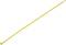 'A yellow plastic cable tie used for bundling or securing cables.'