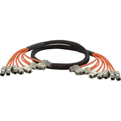 TrunkNetworksCable[8x RJ45 socket - 8x RJ45 socket]CAT 6AS/FTP 8x 20.00 mOrangegold plated connectors, Flame-retardant, 