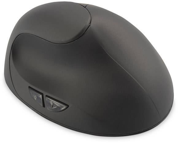 Digitus DA-20155 Ergonomic mouse Radio Optical Black 6 Buttons 1600 dpi Ergonomic, Rechargeable-3