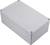 Rectangular grey plastic enclosure with screws at the corners, likely a housing box for electrical or electronic components.