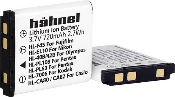 Hähnel Fototechnik HL-F45 Camera battery replaces original battery (camera) NP-45, NP-45A, NP-45S 3.7 V 720 mAh