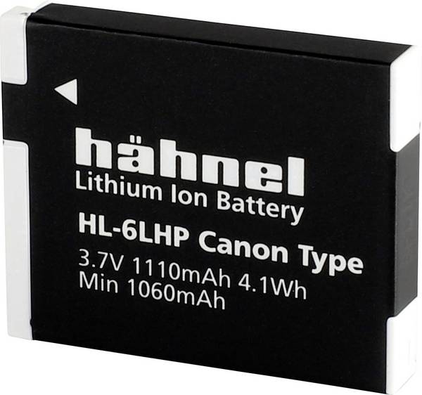 Hähnel Fototechnik HL-6LHP Camera battery replaces original battery (camera) NB-6L, NB-6LH 3.7 V 1110 mAh