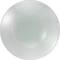 A transparent glass sphere with a gleaming and reflective effect, showing reflections and a subtle green shimmer.