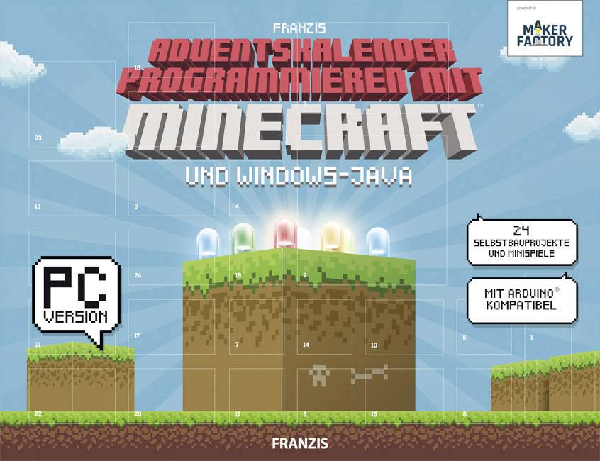 Adventskalender MAKERFACTORY Programmieren mit Minecraft™ und Windows-Java