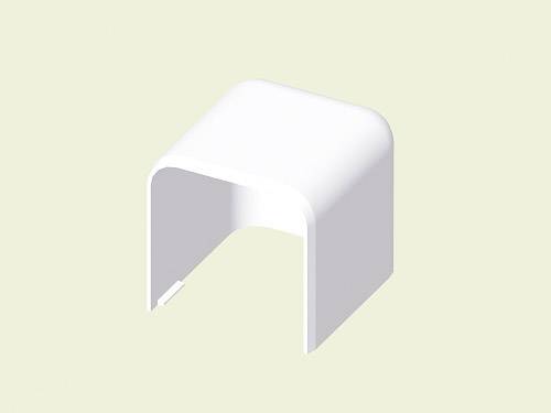 A white, rounded hollow block on a light background.