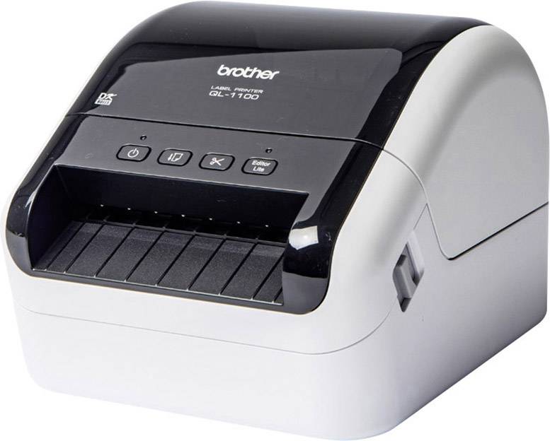 Brother QL-1100 Label printer Direct thermal 300 x 300 dpi Max. label width: 103 mm Cutter