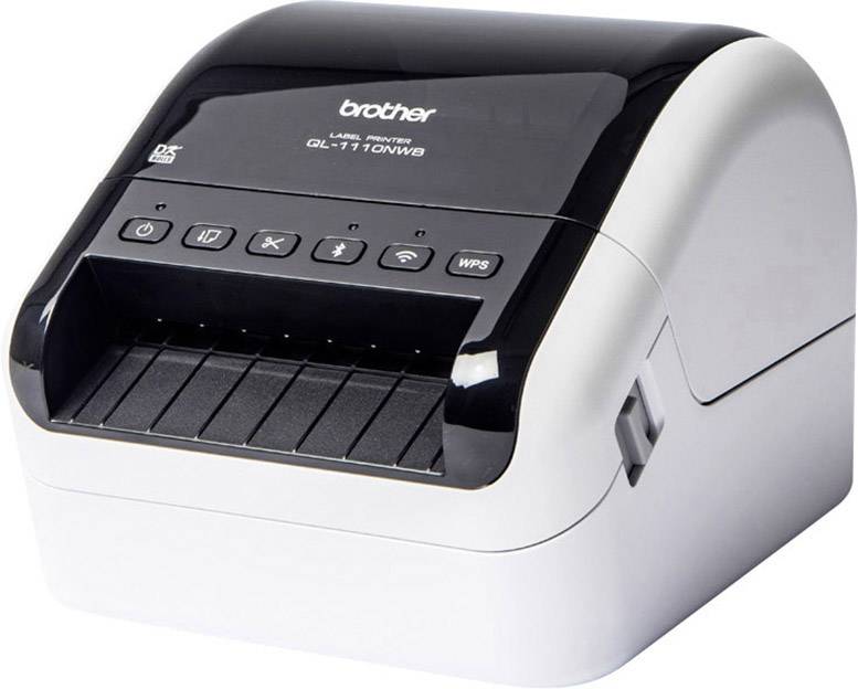 Brother QL-1110NWB Label printer Direct thermal 300 x 300 dpi Max. label width: 103 mm LAN, Wi-Fi, Bluetooth, Cutter