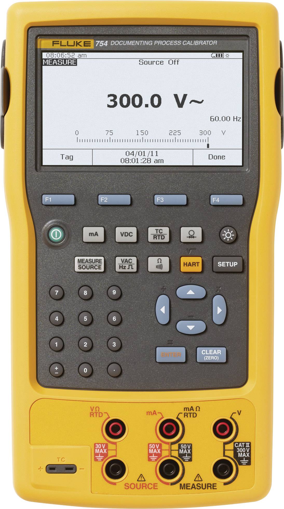 Fluke FLUKE-754 EU Calibrator Voltage, Amperage, Temperature