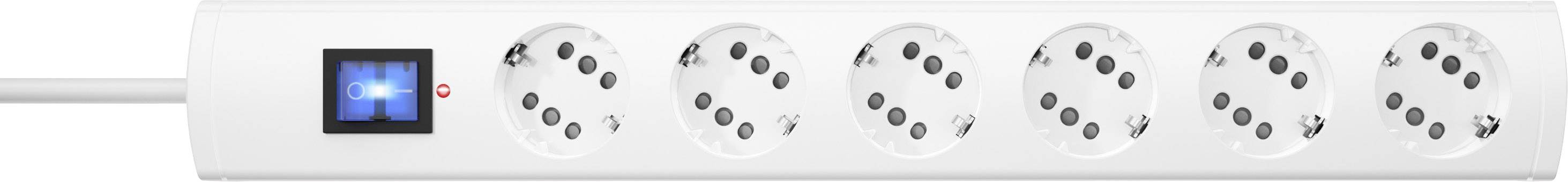 Kopp 234502008 Surge protection power strip 6x White PG connector 1 pc(s)-0