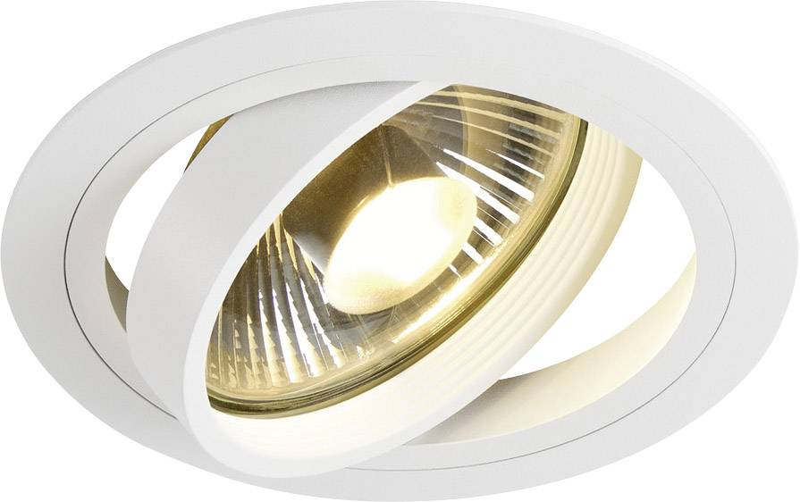 SLV 113540 New Tria 1 Flush mount light HV halogen, LED (monochrome) GU10 75 W White (matt)