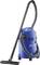Blue Nilfisk vacuum cleaner with an extended nozzle, perfect for household and industrial cleaning.
