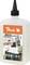 Bottle of 'Peach Shredder Oil' for Paper Shredders, 355ml. Demonstrates application on a paper shredder with paper.