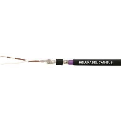 Helukabel 804268 Bus cable  1 x 2 x 0.50 mm² Black Sold per metre