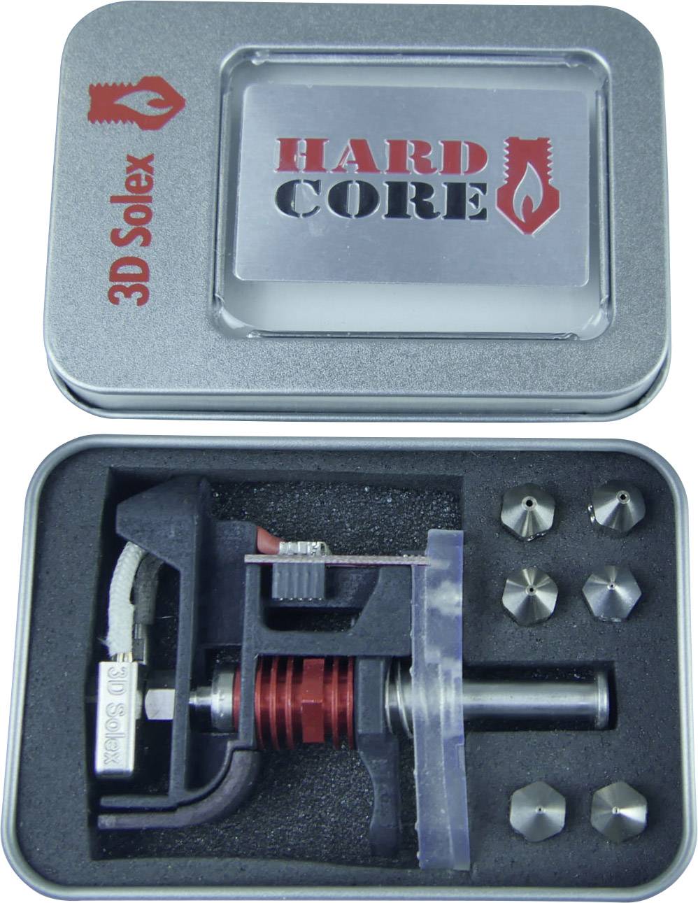 3D Solex nozzles HardCore 7 Kit Suitable for (3D printer): Ultimaker 3 1664383