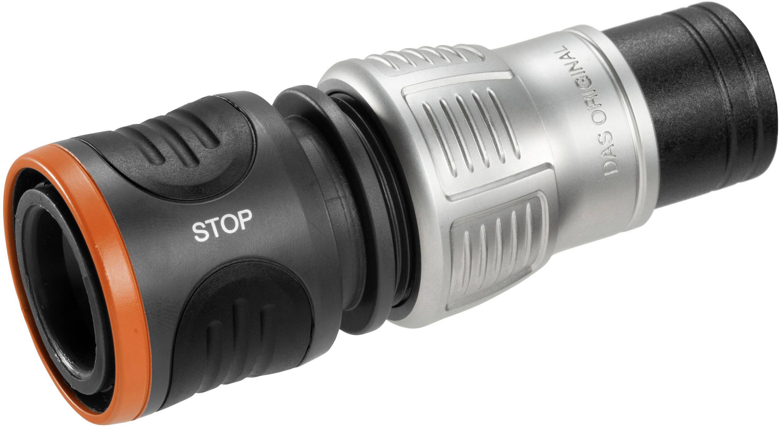 GARDENA 18253-50 Premium Plastic Waterstop connector Hose connector, 13 mm (1/2) - 15 mm (5/8) Water stop