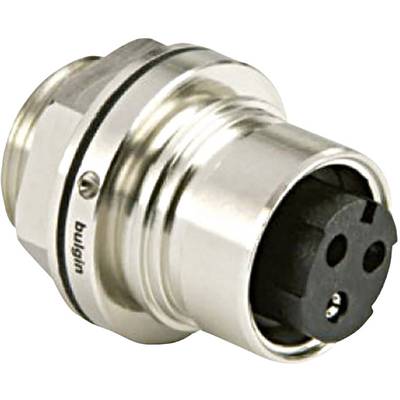   Bulgin  PXM6012/03S/CR  DIN connector  Socket, built-in  Total number of pins: 2 + PE  Series (round connectors): Bucc