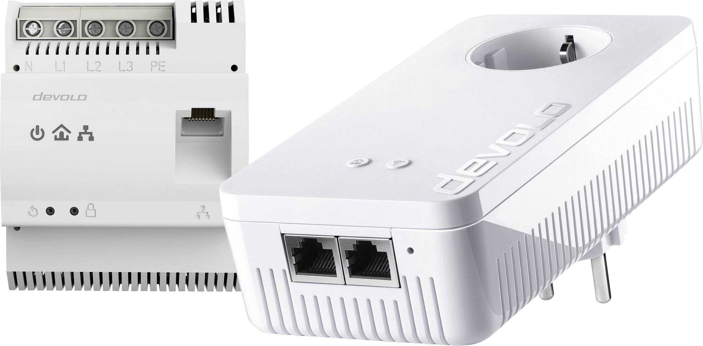 Devolo dLAN 1200+ DINrail WiFi ac Starter Kit Powerline Powerline Wi-Fi starter kit