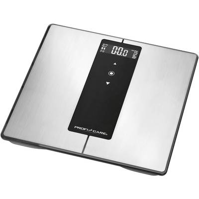 Profi-Care PC-PW 3008 BT Analytical scales Weight range=180 kg Stainless steel, Black Incl. Bluetooth