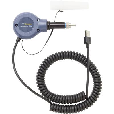 A portable digital endoscope with USB connection and flexible spiral cable reinforcement, suitable for inspections in hard-to-reach locations.