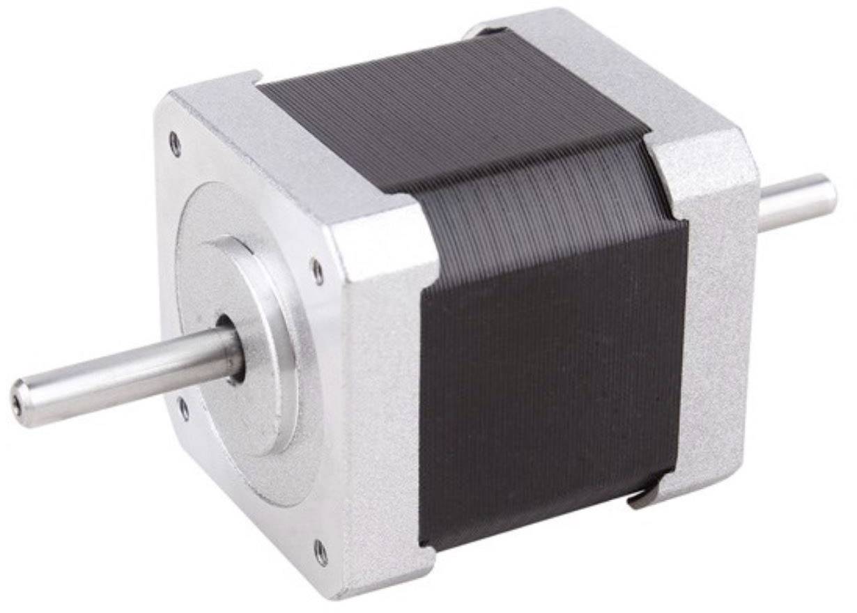 Joy-it Stepper motor NEMA17-02 NEMA17-02 0.4 Nm 1.68 A Shaft diameter: 5 mm