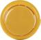 Yellow button on a white background, possibly part of a game or device.