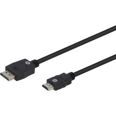 HP DisplayPort / HDMI Cable  1.00 m Black 38755  
