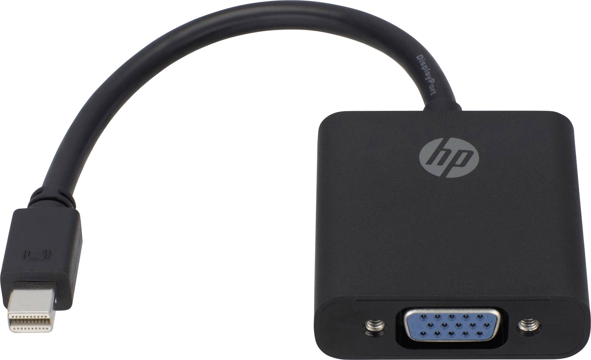 HP Mini DisplayPort / VGA Adapter [1x DisplayPort plug - 1x VGA socket ...