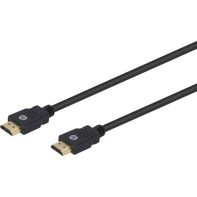 HP HDMI Cable  3.00 m Black 38752 Ultra HD (4k) HDMI with Ethernet 
