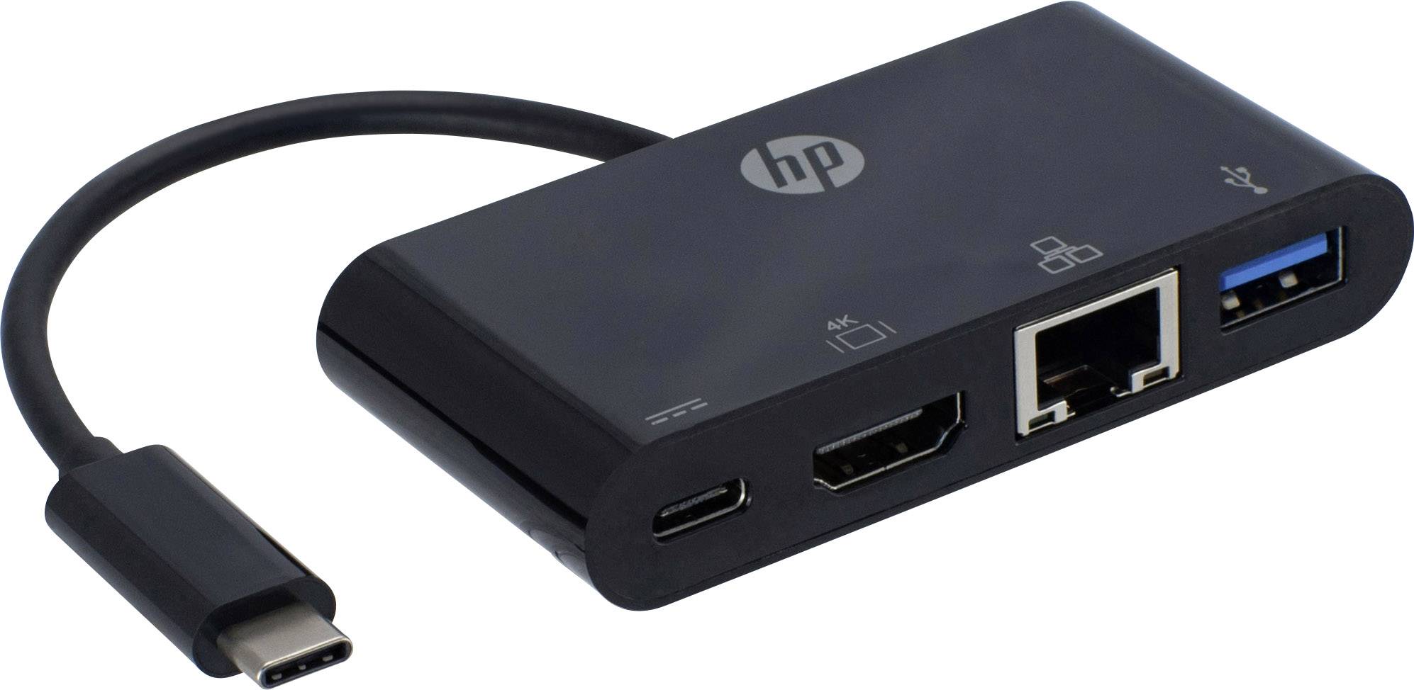 HP USB / HDMI / RJ45 Adapter [1x USB 3.0 connector C 1x HDMI socket