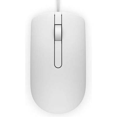 Dell MS116  Mouse USB   Optical White 3 Buttons 1000 dpi 