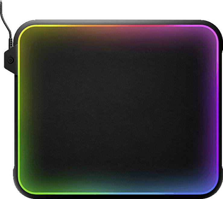 Steelseries QcK Prism Gaming mouse pad Backlit Black, RGB (W x H x D) 292 x  357 x 9 mm 