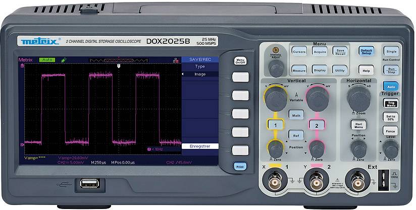 CHAUVIN ARNOUX DOX2025B Oscilloscopio digitale da banco a 2 canali 25 MHz  DOX2025B