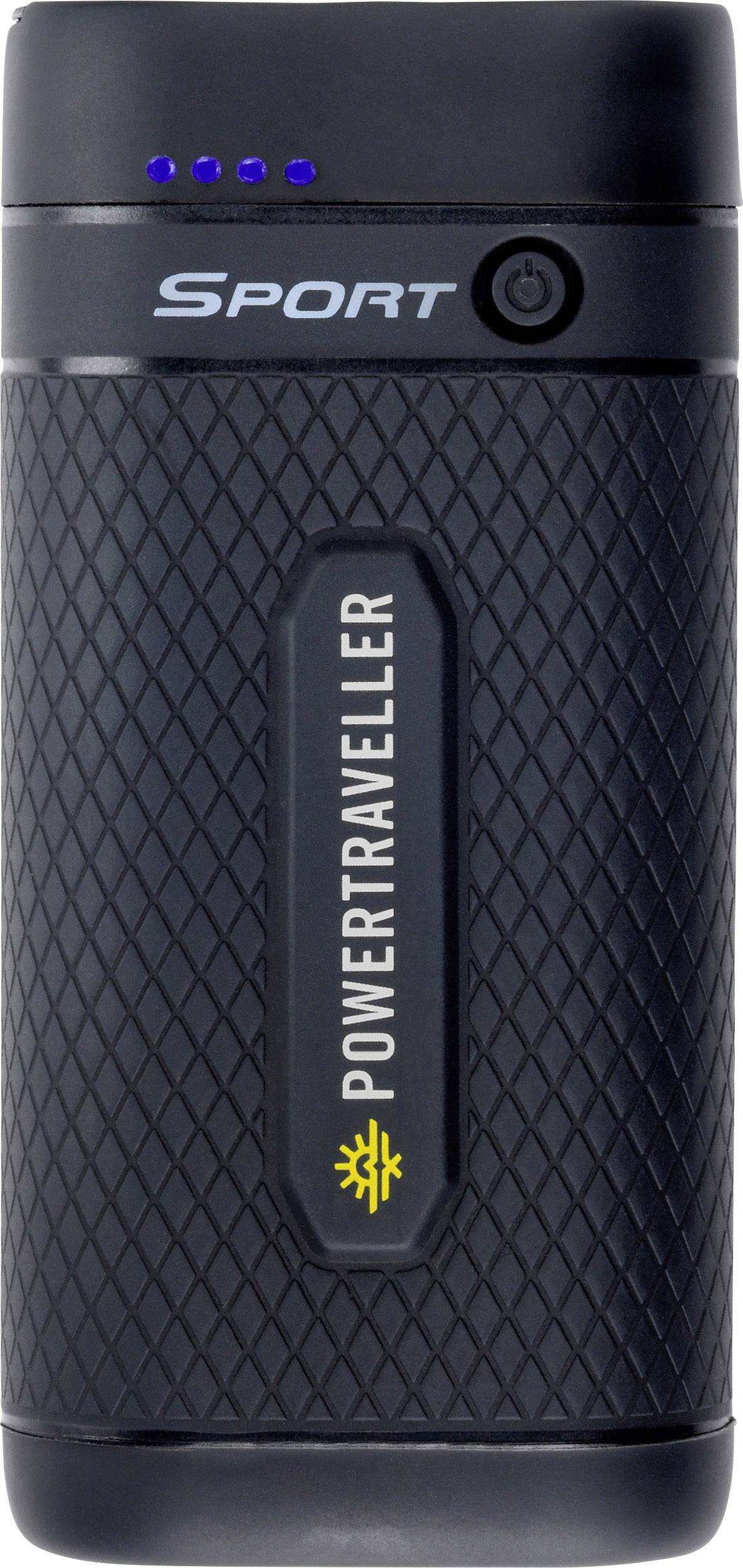 Power Traveller Sport 25 Power bank 6700 mAh Quick Charge Li-ion Black Outdoor, Torch, Status display-2