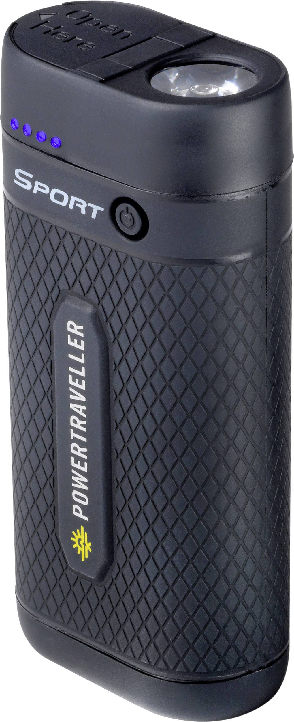 Power Traveller Sport 25 Power bank 6700 mAh Quick Charge Li-ion Black Outdoor, Torch, Status display-3